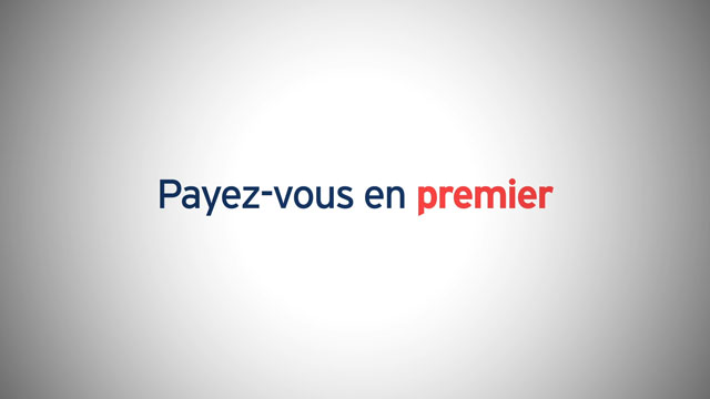 Payez-vous en premier